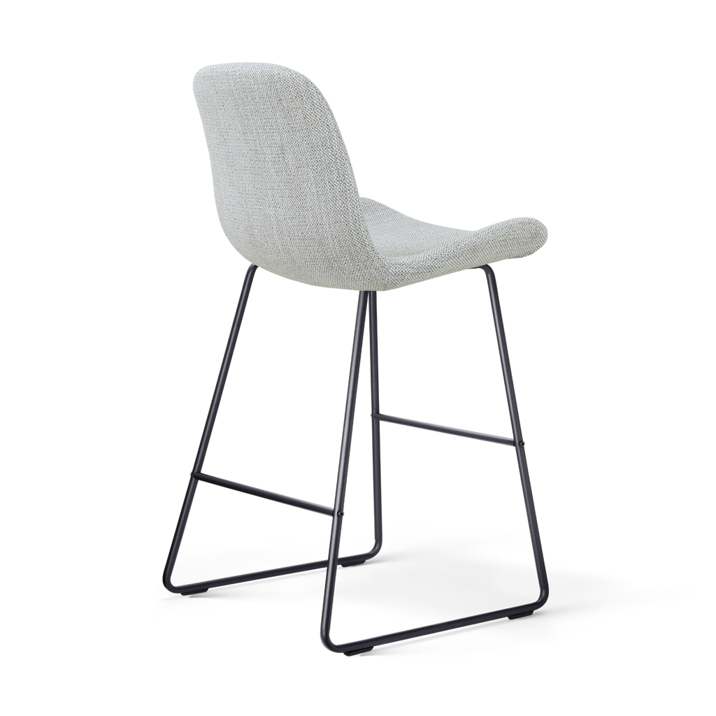 Nino-Fé barkruk grijs melange - zwart onderstel - 65 cm