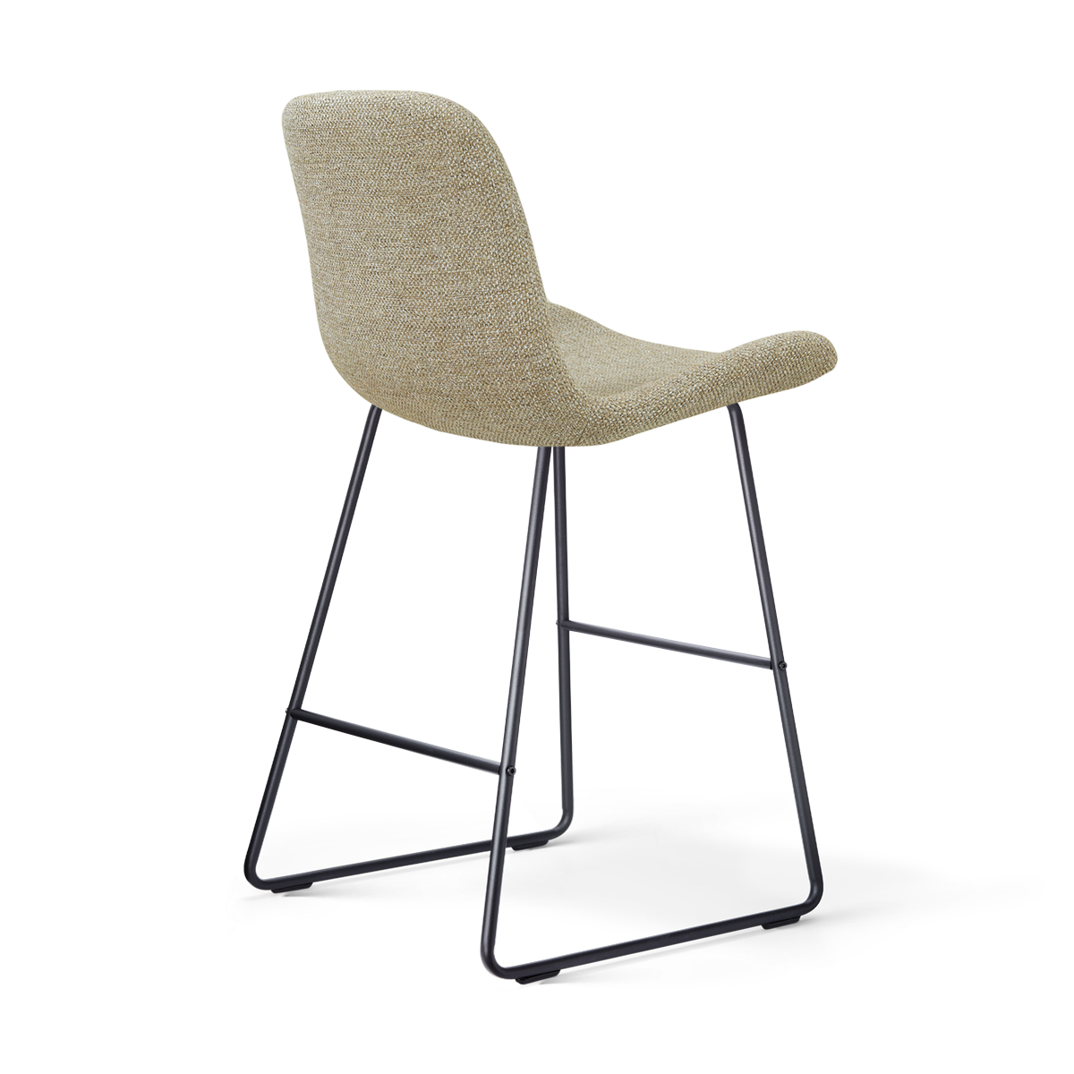 Nino-Fé barkruk taupe melange - zwart onderstel - 65 cm