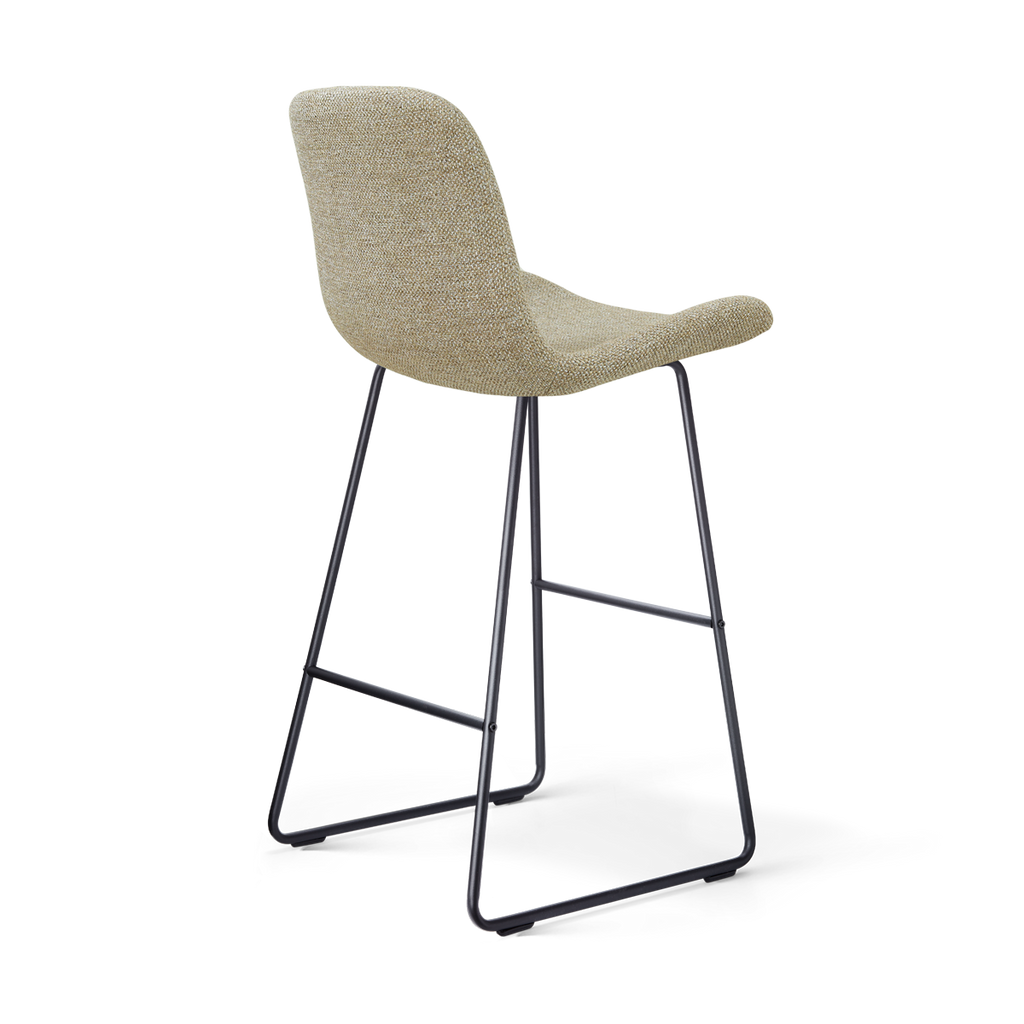 Nino-Fé barkruk taupe melange - zwart onderstel - 75 cm