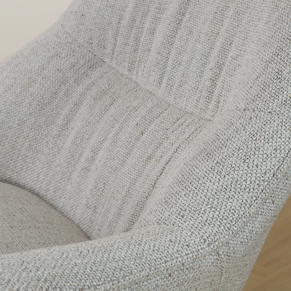 Jilou draaibare fauteuil beige melange
