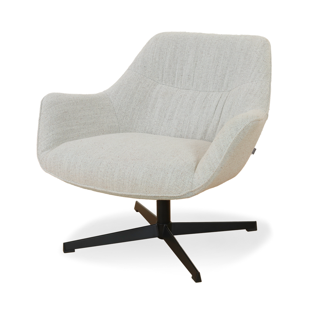 Jilou draaibare fauteuil beige melange