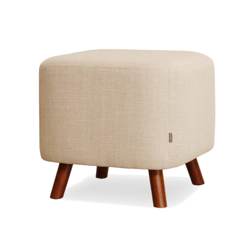 Julia poef beige - 44 x 44 cm