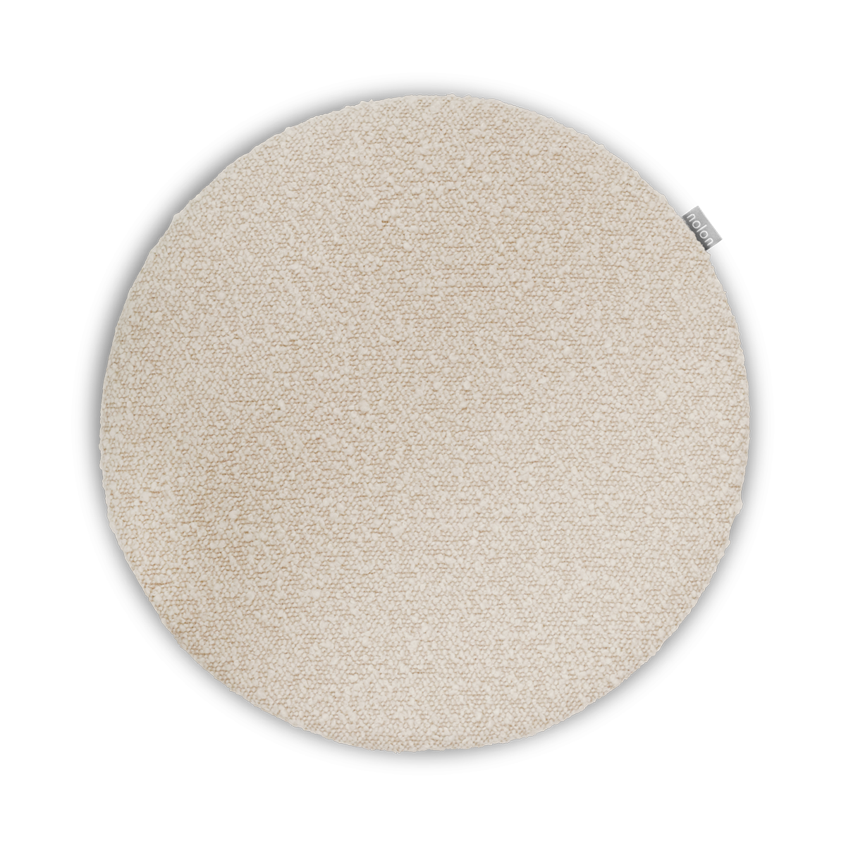 Lot zitkussen bouclé beige