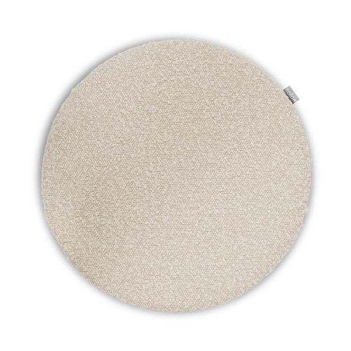 Lot zitkussen bouclé beige