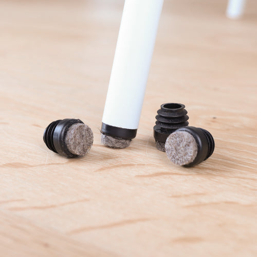 Jasmijn (bar)stoelpootdop met vilt - set van 4 (1 stoel)