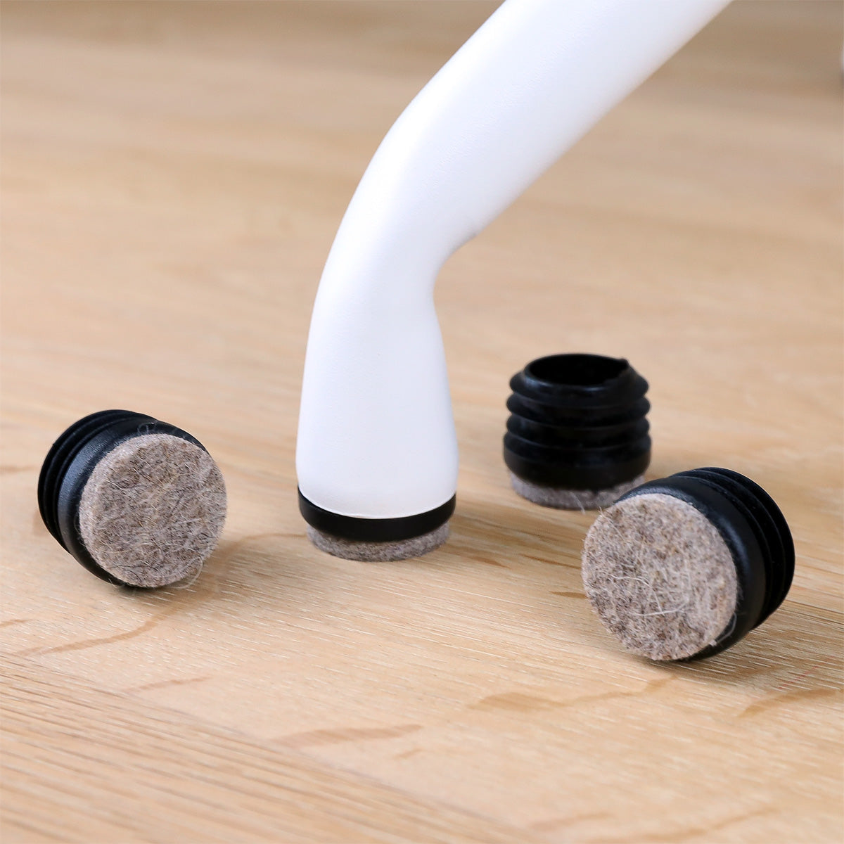 Nola stoelpootdop met vilt - set van 4 (1 stoel)