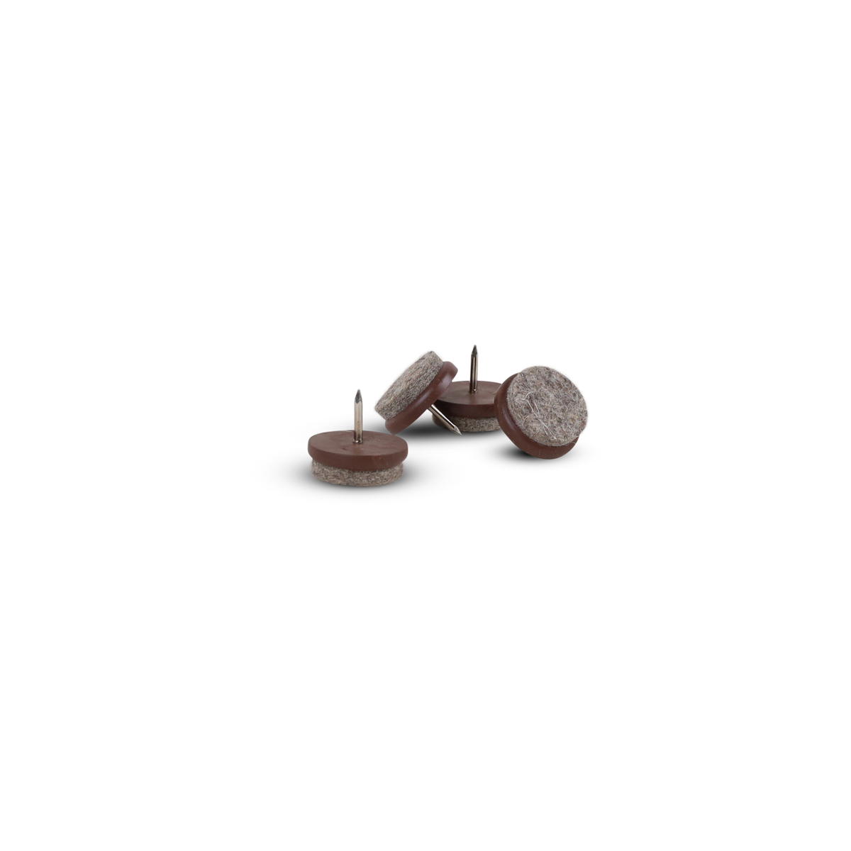 Nena stoelpootdop vilt met spijker - set van 4 (1 stoel)