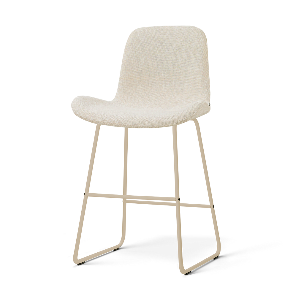 Nino-Fé barkruk cottonbeige - beige onderstel - 65 cm