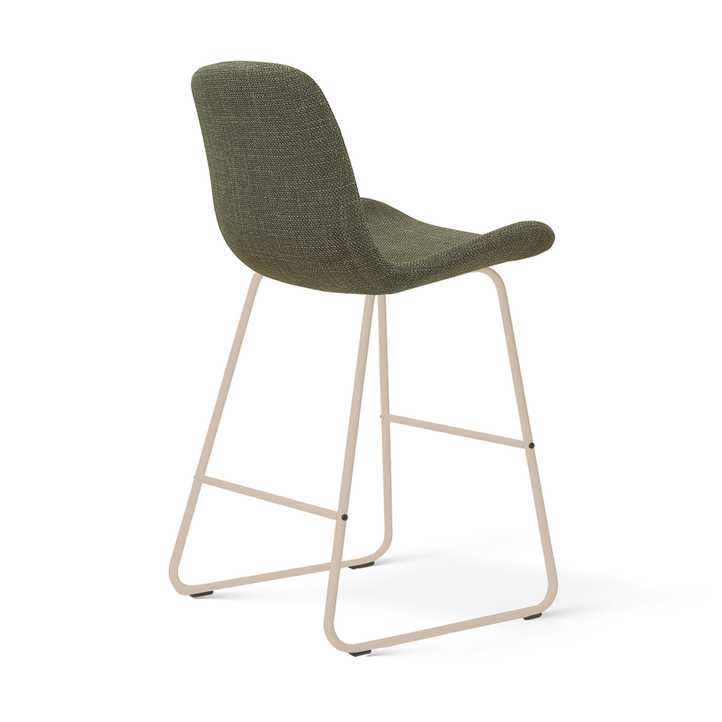 Nino-Fé barkruk forestgroen - beige onderstel - 65 cm
