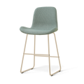 Nino-Fé barkruk saliegroen - beige onderstel - 65 cm