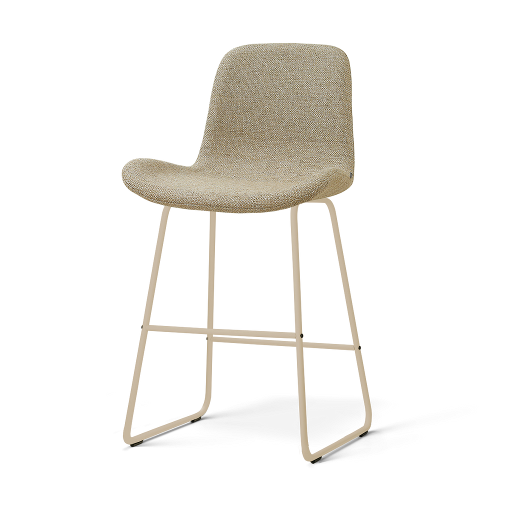 Nino-Fé barkruk taupe melange - beige onderstel - 65 cm