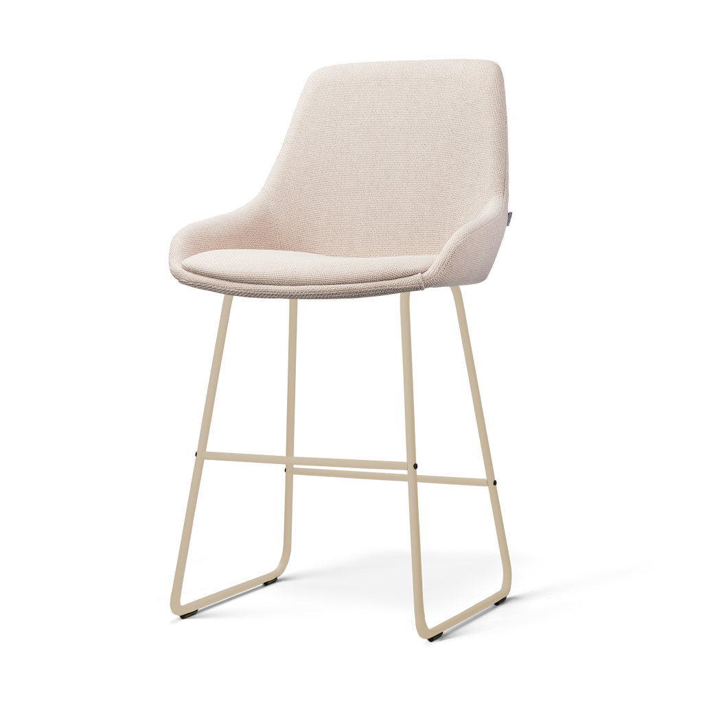 Nino-Isa barkruk beige - beige onderstel - 65 cm
