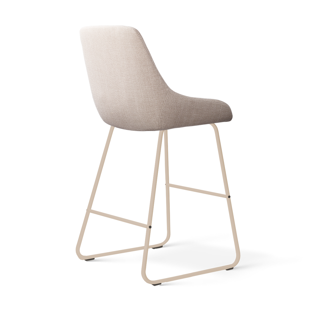 Nino-Isa barkruk beige - beige onderstel - 65 cm