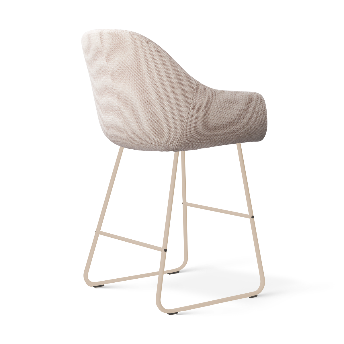 Nino-Mae barkruk beige - beige onderstel - 65 cm