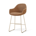Nino-Mae barkruk bruin blend - beige onderstel - 65 cm