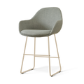 Nino-Mae barkruk saliegroen - beige onderstel - 65 cm