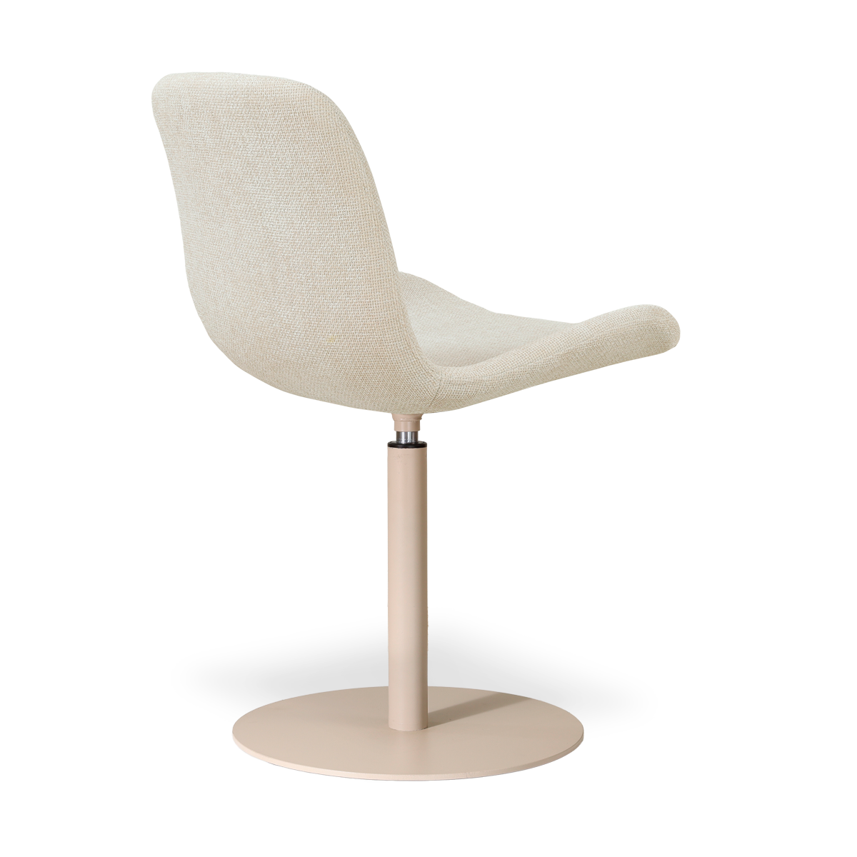 Niva-Fé draaibare tulp eetkamerstoel cottonbeige - beige onderstel