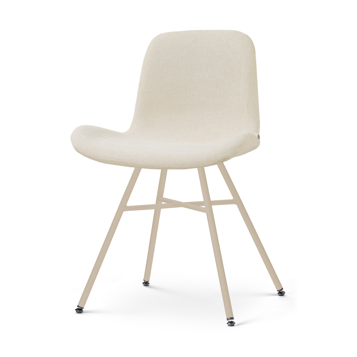 Noa-Fé eetkamerstoel cottonbeige - beige onderstel