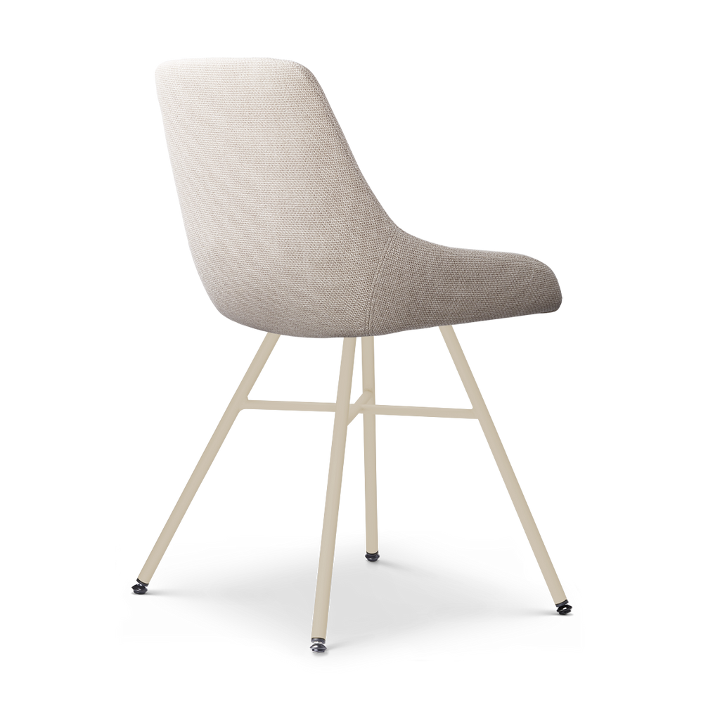 Noa-Isa eetkamerstoel beige - beige onderstel