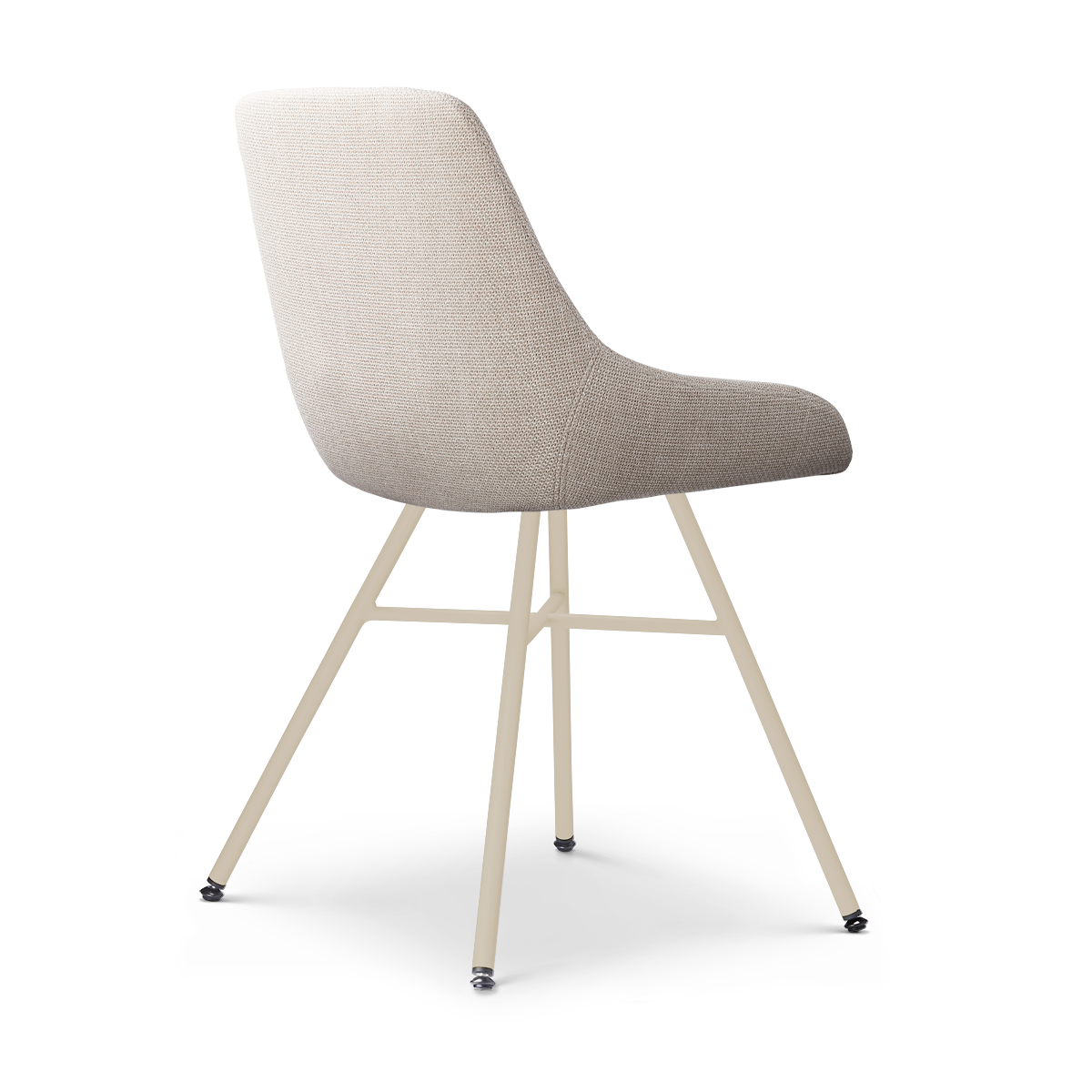 Noa-Isa eetkamerstoel beige - beige onderstel