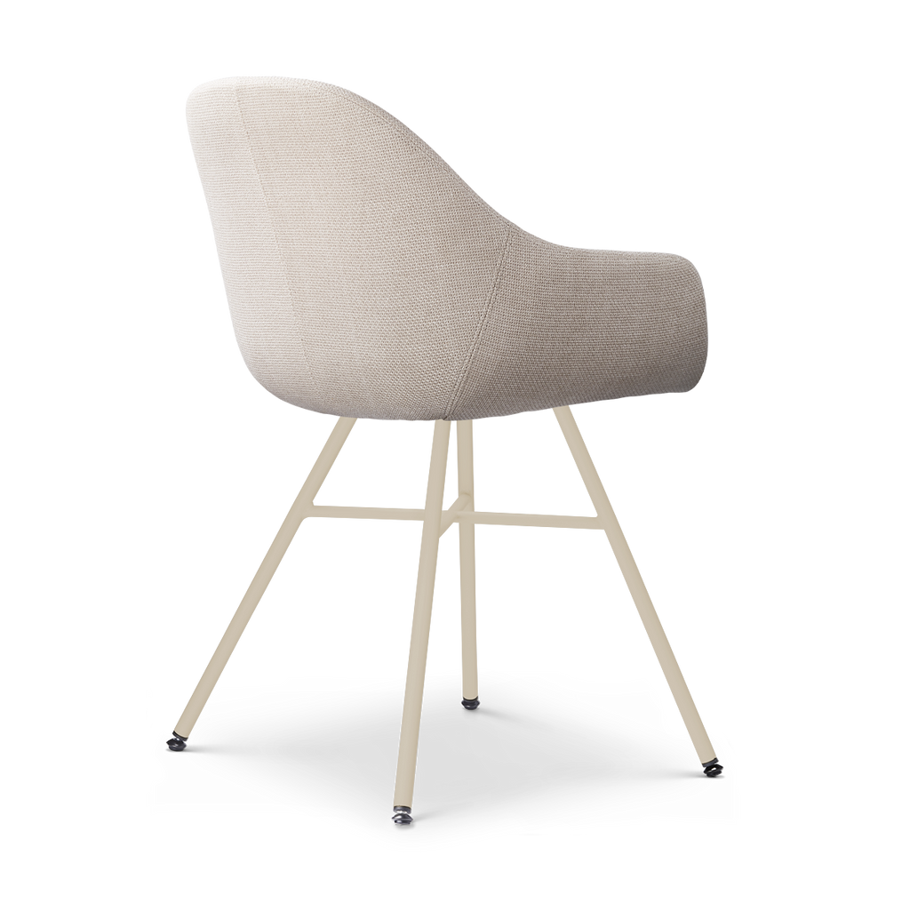 Noa-Mae eetkamerstoel beige - beige onderstel