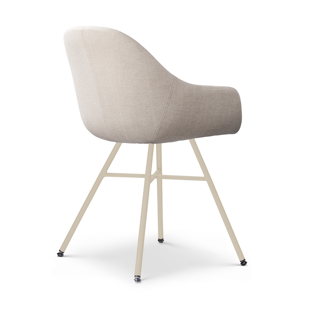 Noa-Mae eetkamerstoel beige - beige onderstel