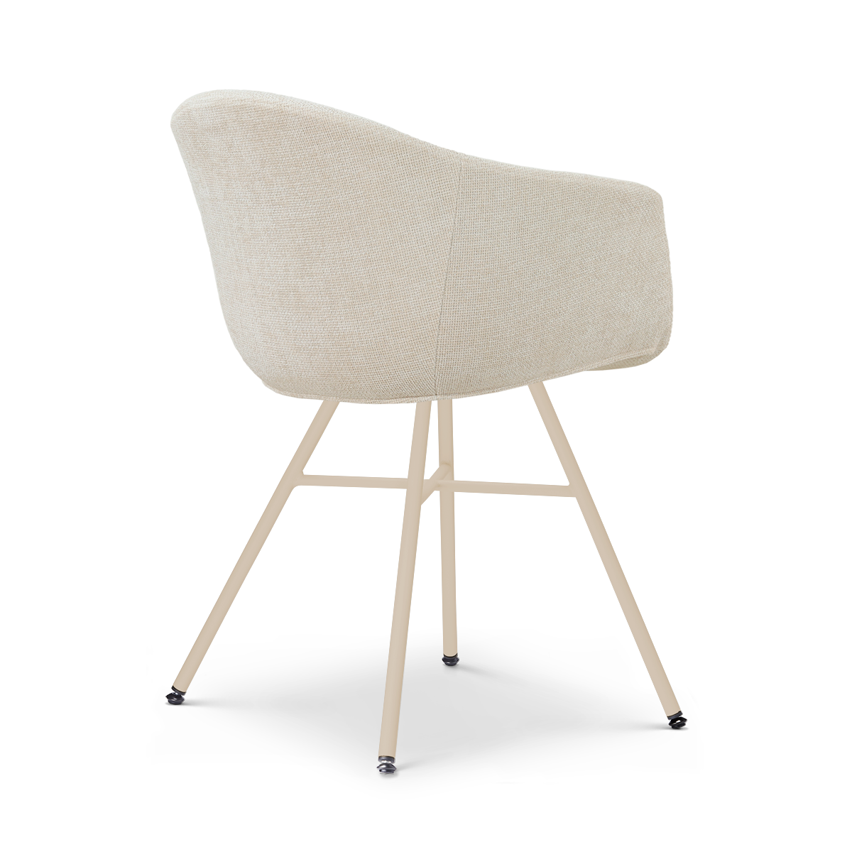 Noa-Otis eetkamerstoel cottonbeige - beige onderstel