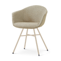 Noa-Otis eetkamerstoel taupe melange - beige onderstel