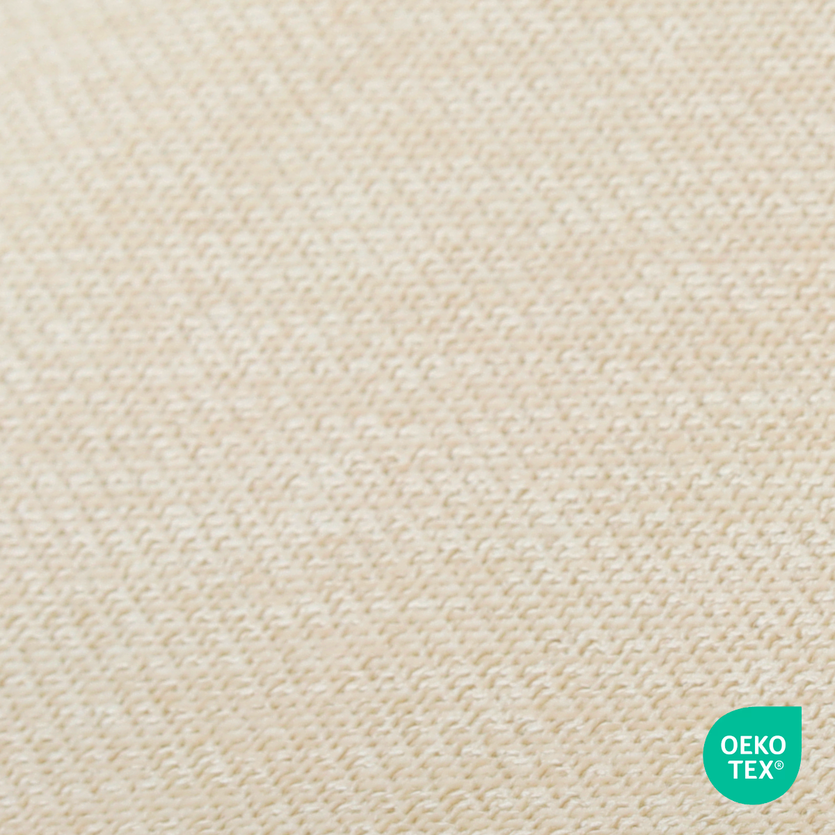 Noor-Fé draaibare eetkamerstoel cottonbeige - houten onderstel