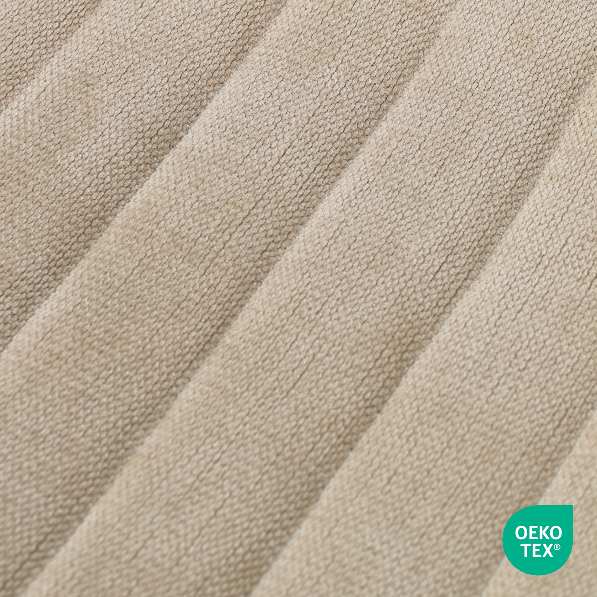 Niva-Liz draaibare tulp eetkamerstoel zwart met naturelbeige zitkussen - beige onderstel