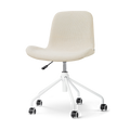 Nout-Fé bureaustoel cottonbeige - wit onderstel