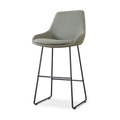 Nino-Isa barkruk saliegroen - zwart onderstel - 75 cm