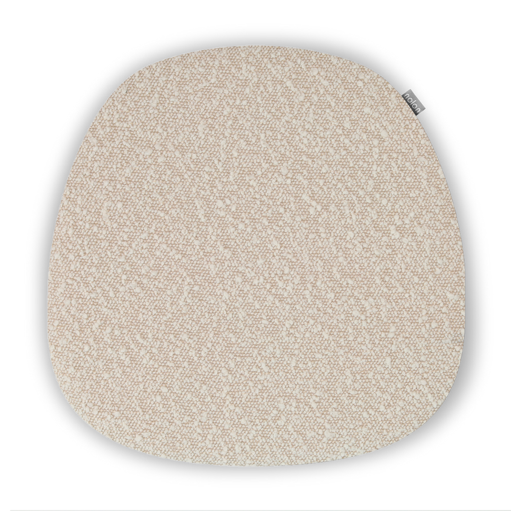 Jut zitkussen bouclé beige
