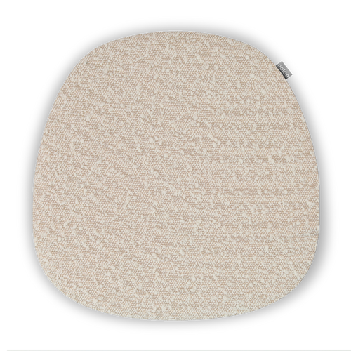 Jut zitkussen bouclé beige