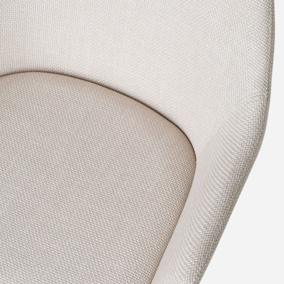 Noor-Mae draaibare eetkamerstoel beige - houten onderstel