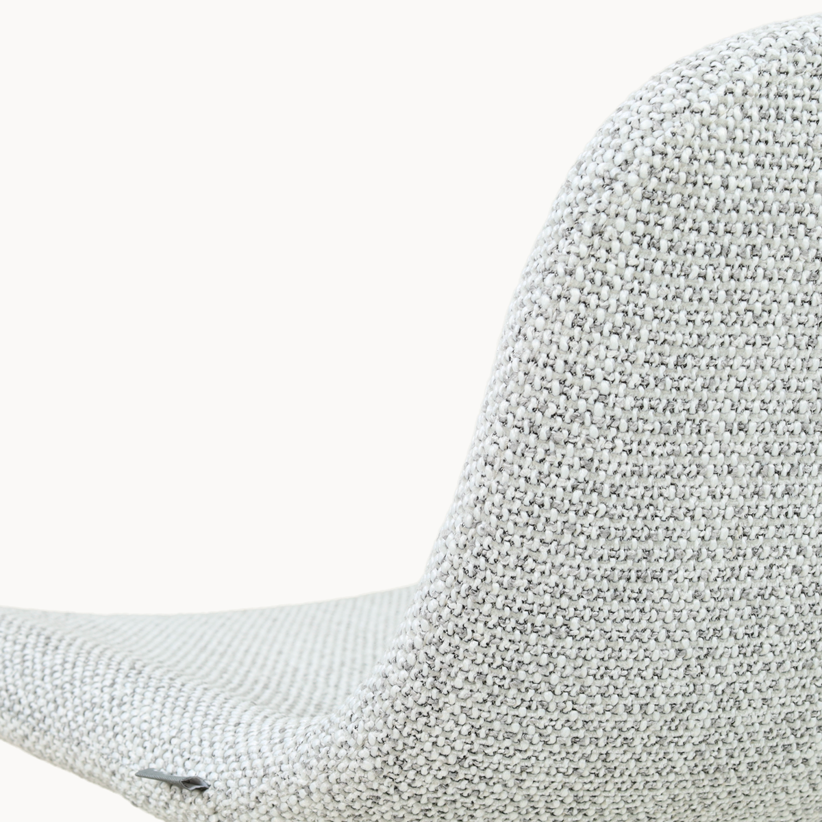 Nino-Mats barkruk grijs melange - beige onderstel - 65 cm