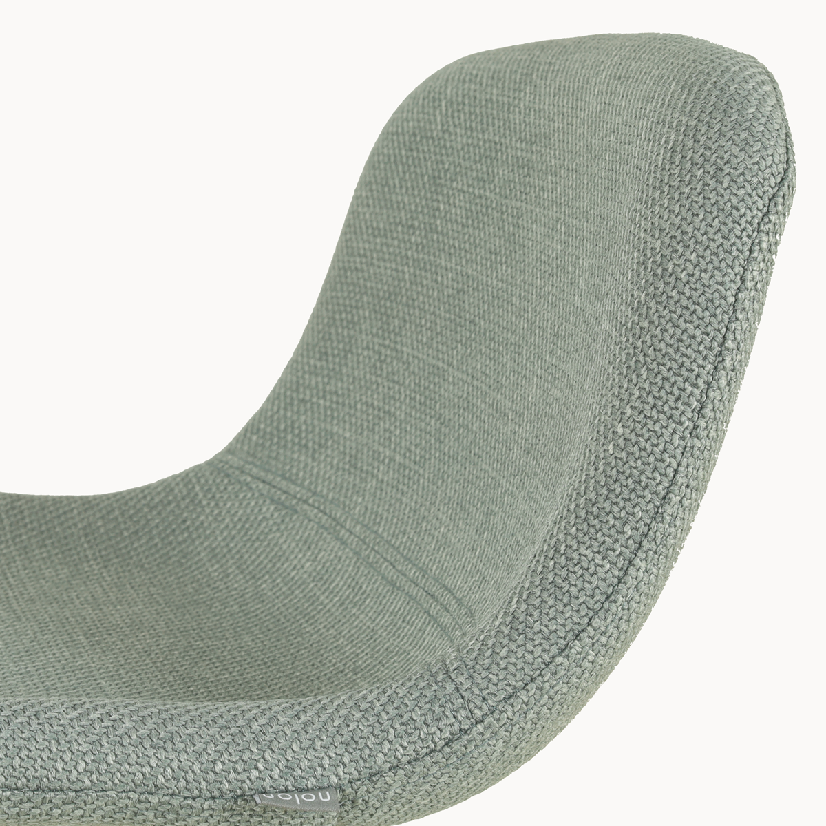 Nino-Mats barkruk saliegroen - beige onderstel - 65 cm