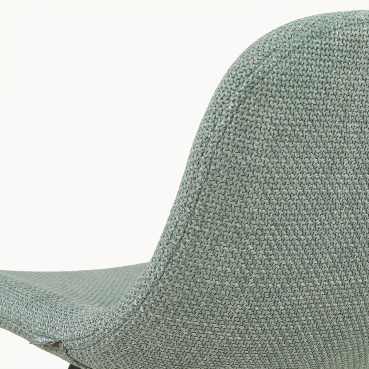 Nino-Mats barkruk saliegroen - beige onderstel - 65 cm