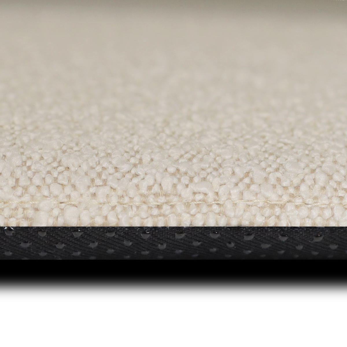 Lot zitkussen bouclé beige