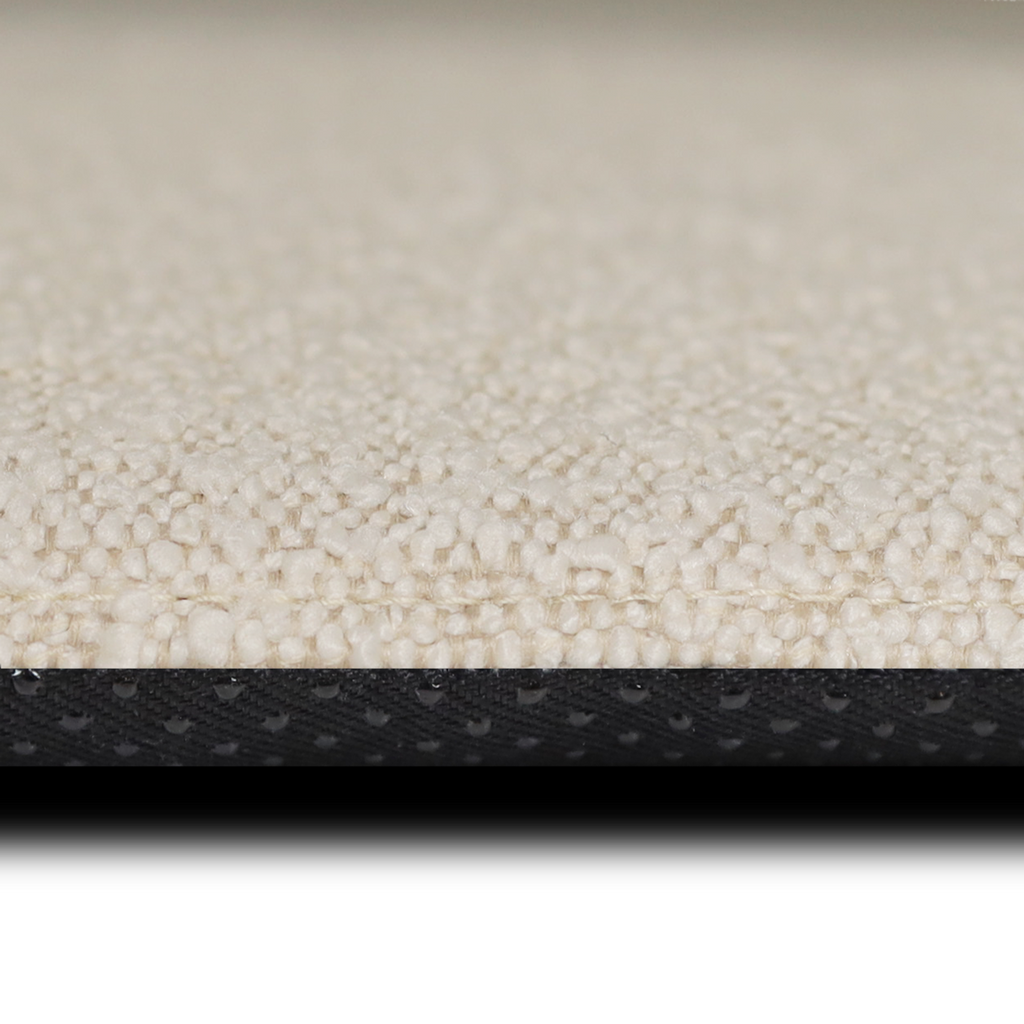 Fem zitkussen bouclé beige