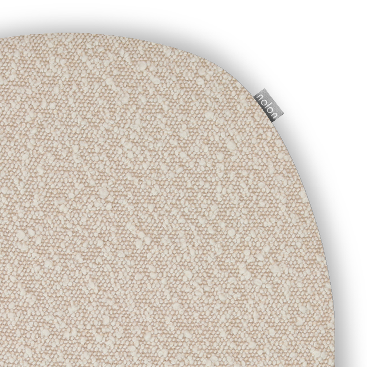 Jut zitkussen bouclé beige