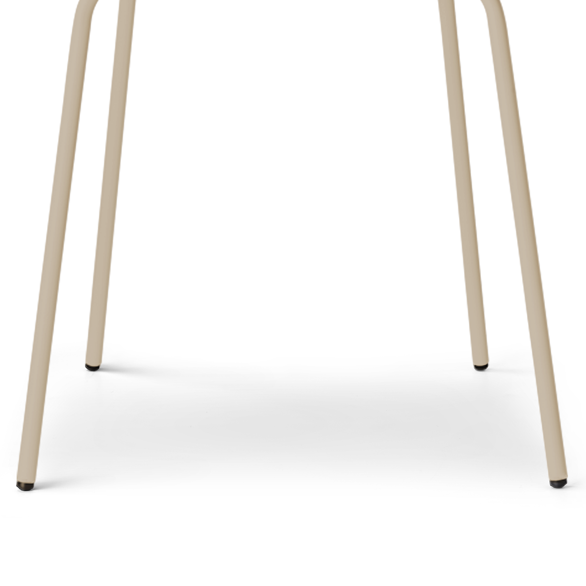Nora-Liz eetkamerstoel wit met mosgroen zitkussen - beige onderstel