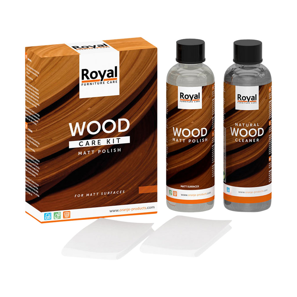 Matt Polish Wood Care Kit + Cleaner - Onderhoudsset voor gelakt hout