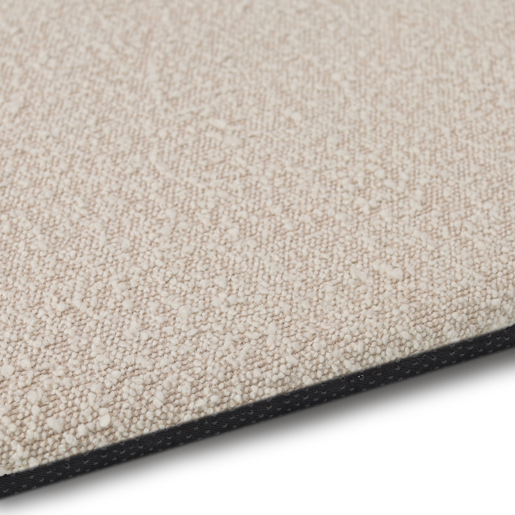 Jut zitkussen bouclé beige