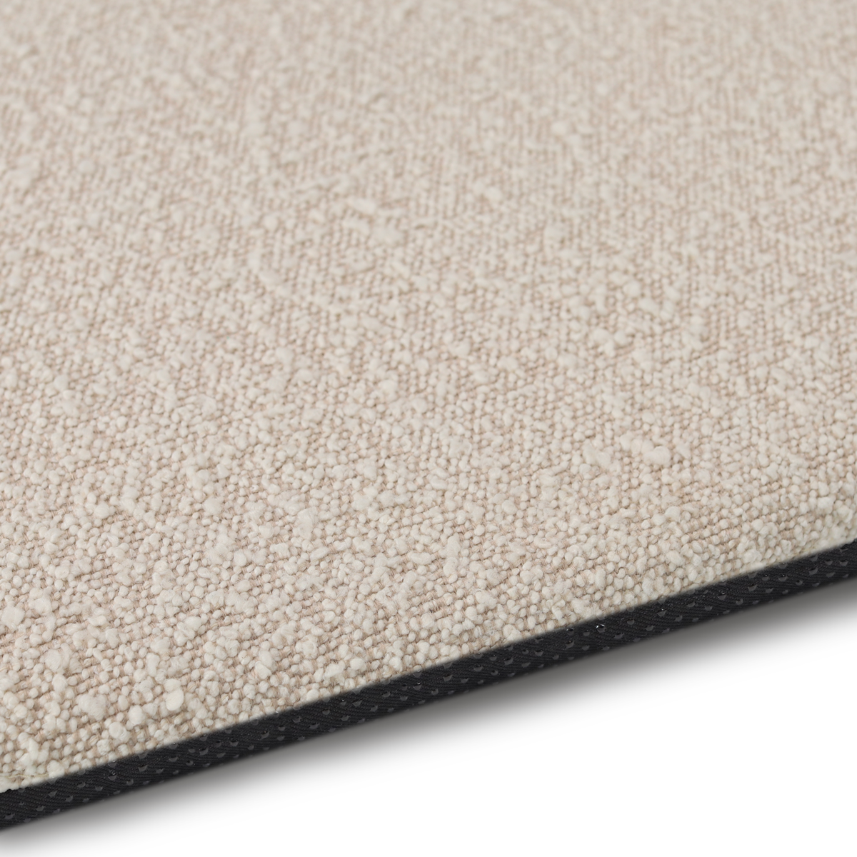 Jut zitkussen bouclé beige