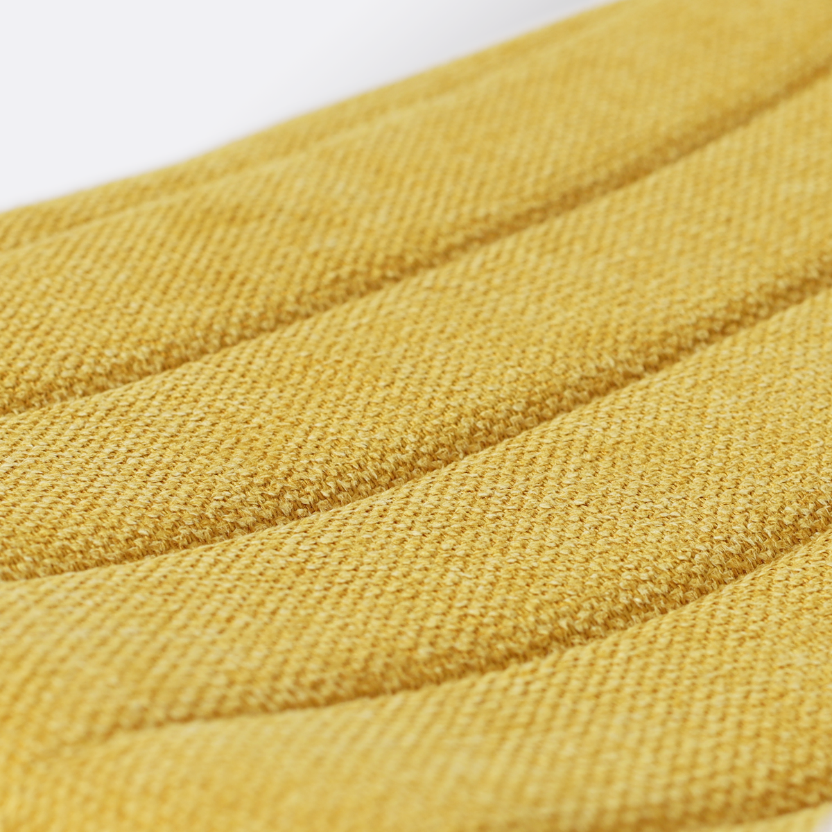 Nino-Liv barkruk zwart en okergeel zitkussen - wit onderstel - 75 cm